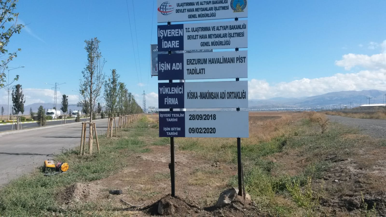 erzurum reklam türkiye cumhuriyeti ulaştırma bakanlığı totem tabela